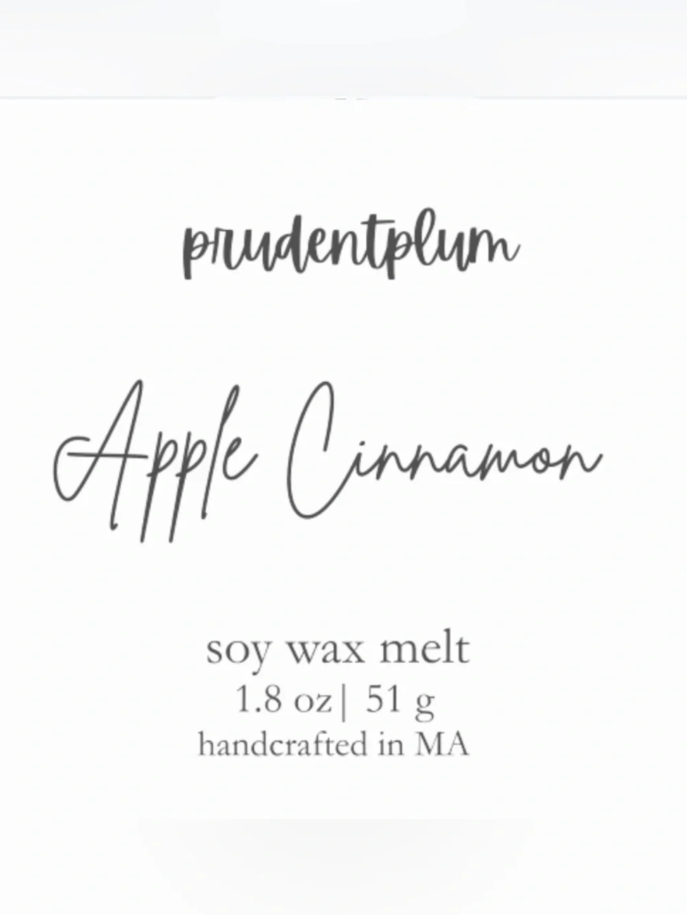 Apple Cinnamon Soy Wax Melt Snap Bar 1.8oz | Melts For Wax Warmer